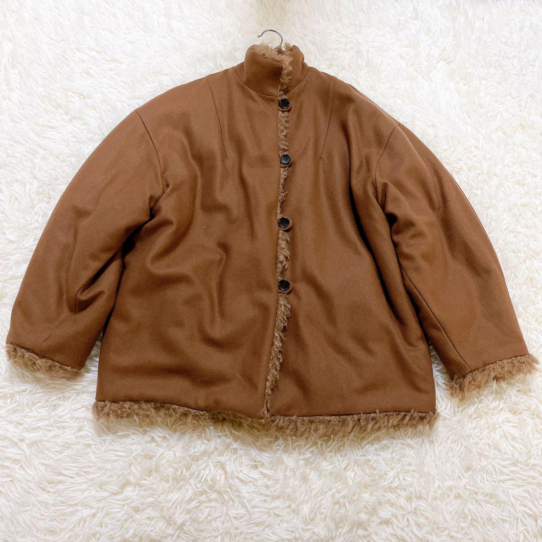 極美品✨クラネ リバーシブルファーブルゾン ボア 2way  2020AW  M