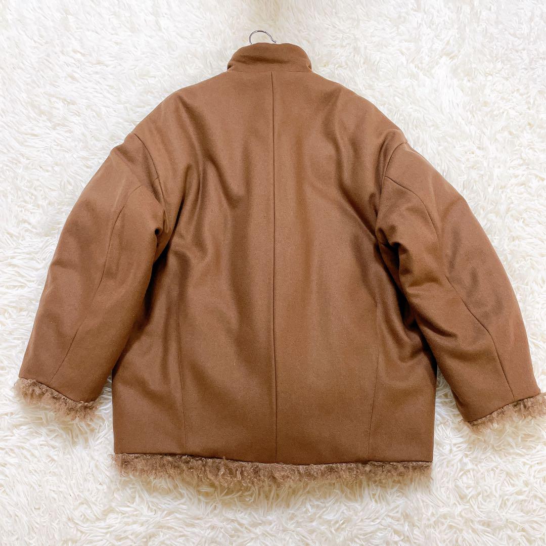 極美品✨クラネ リバーシブルファーブルゾン ボア 2way  2020AW  M