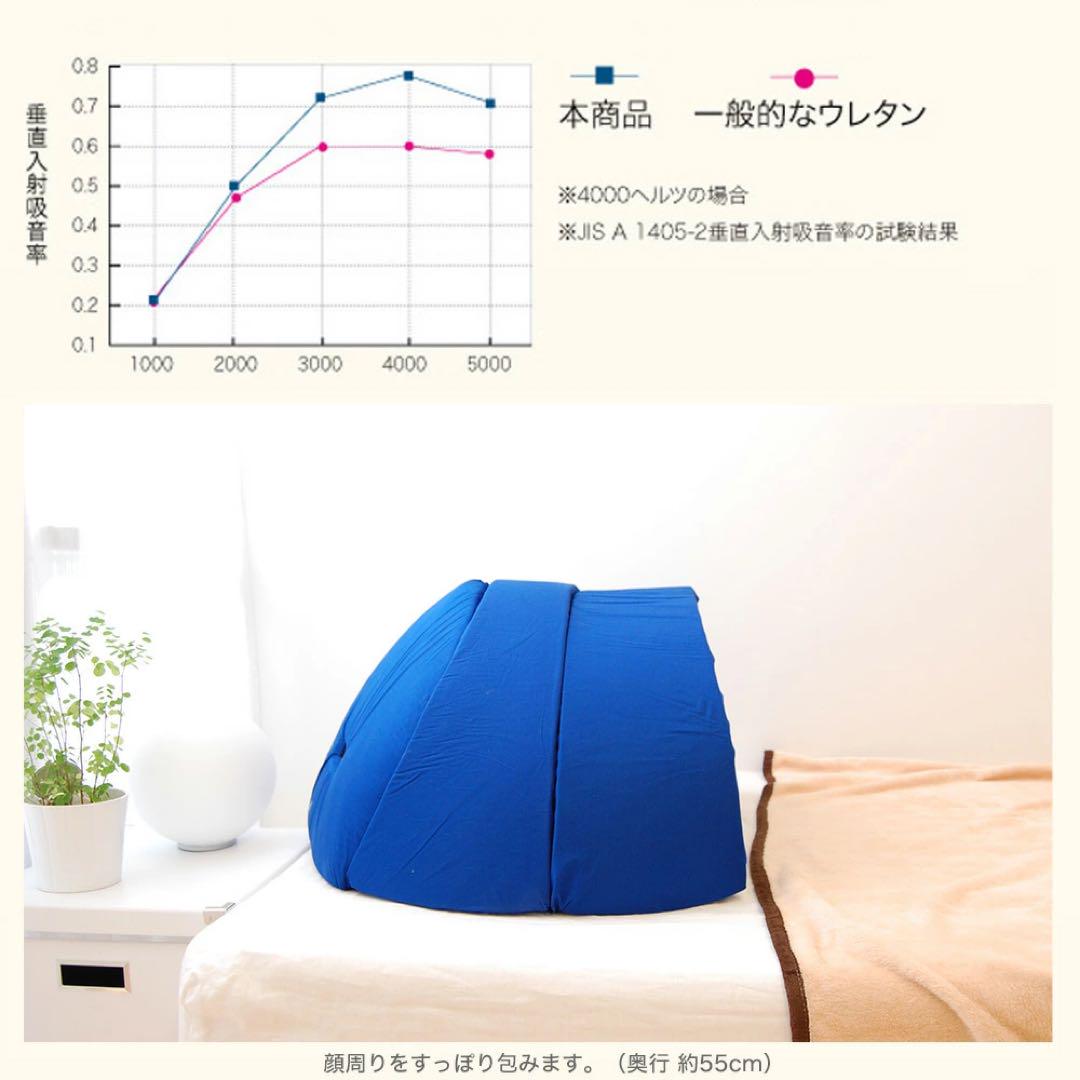かぶって寝る枕　快眠ドーム