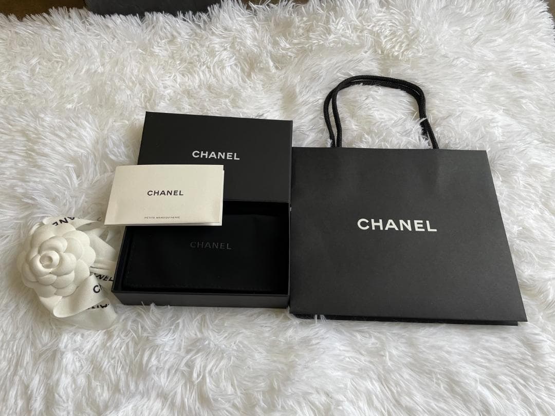 【新品・未使用】CHANEL ソーブラック キルティング フラグメントケース