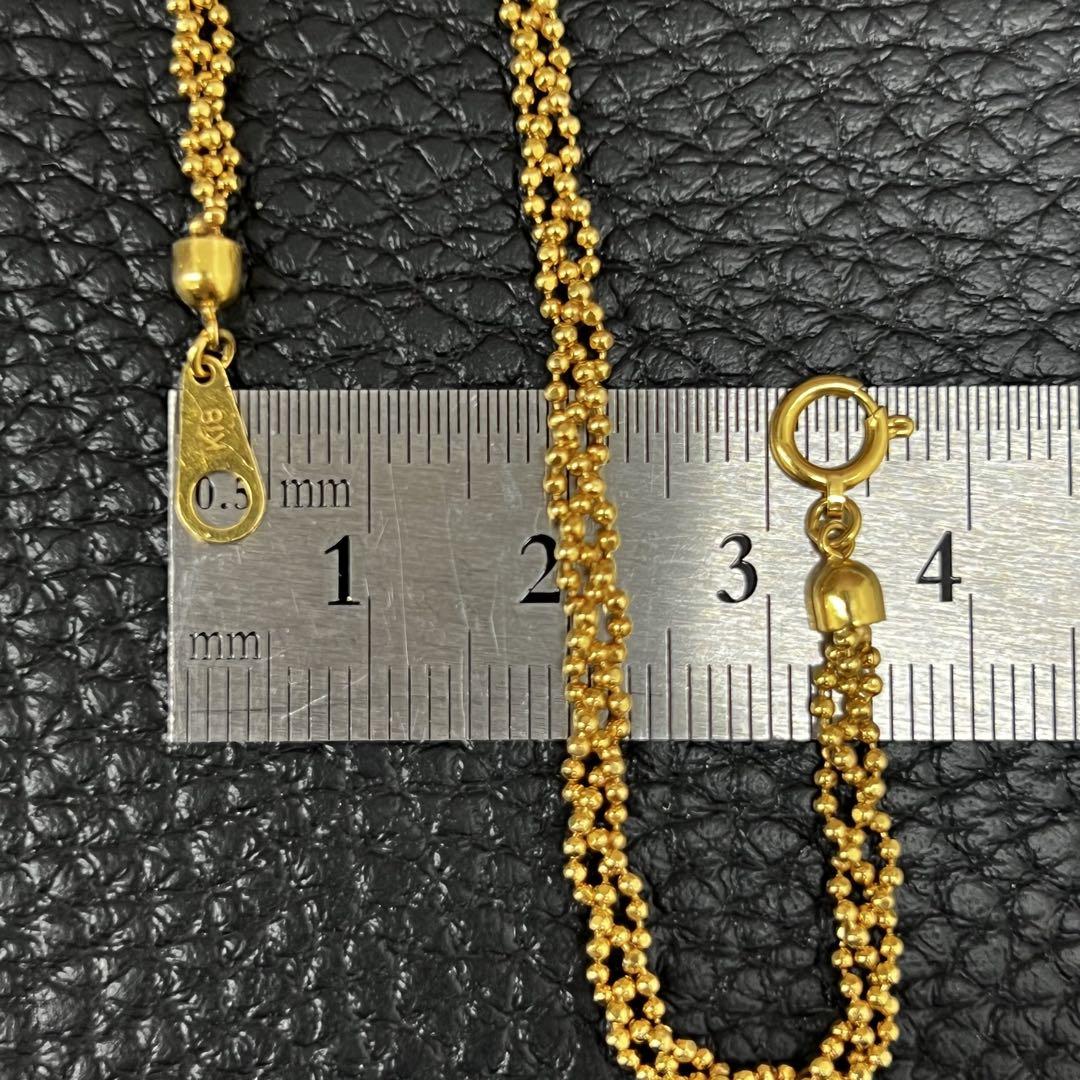 (B042509) K18 YG ブレスレット 18金 ゴールド アクセサリー