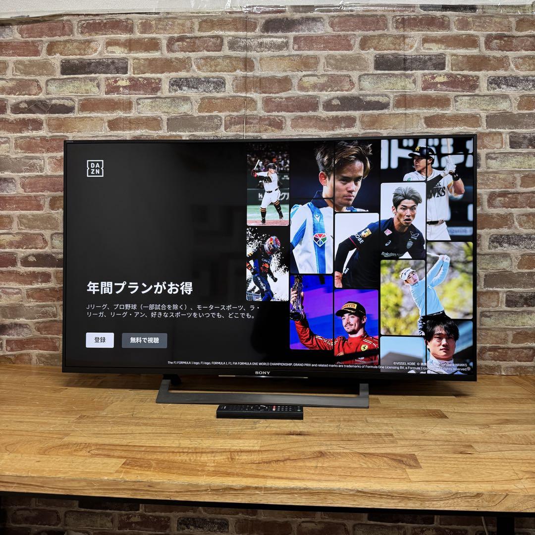 SONY 43V型 4K 液晶テレビ BRAVIA KJ-43X8300D
