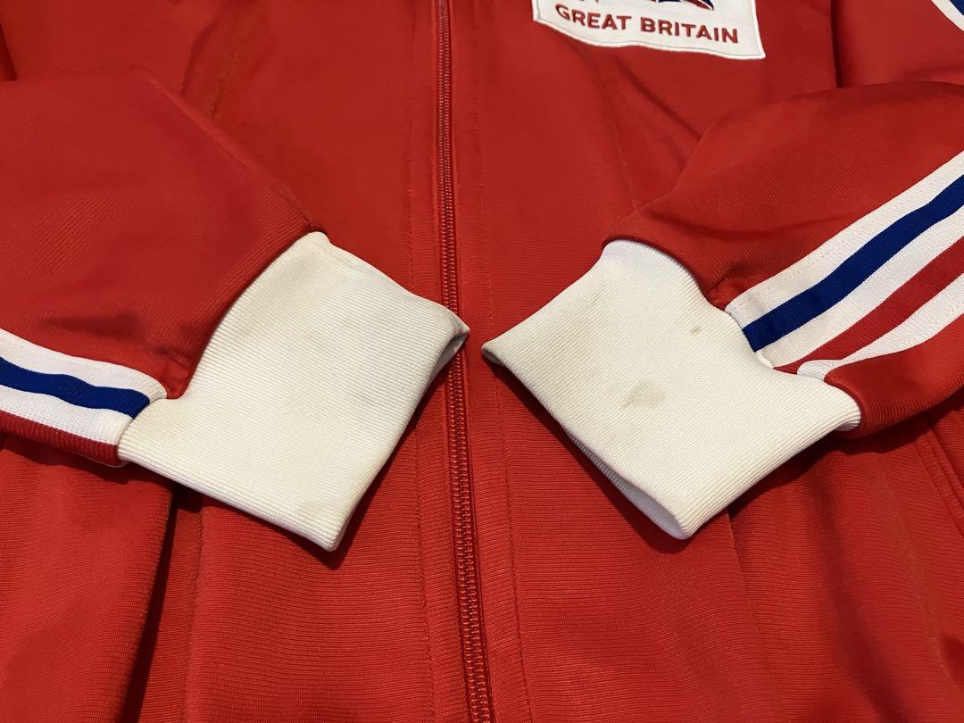 アディダス GREAT BRITAIN トラックトップ 古着 L