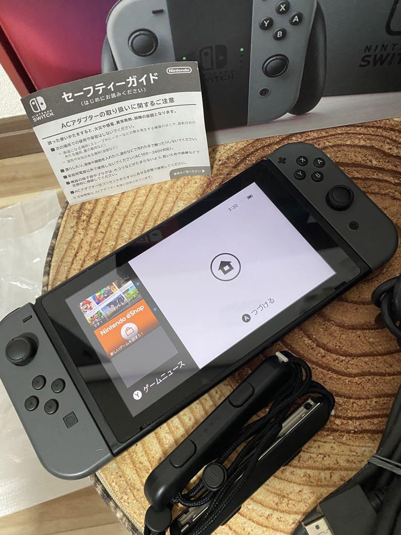 Nintendo Switch ニンテンドースイッチ本体　グレー②