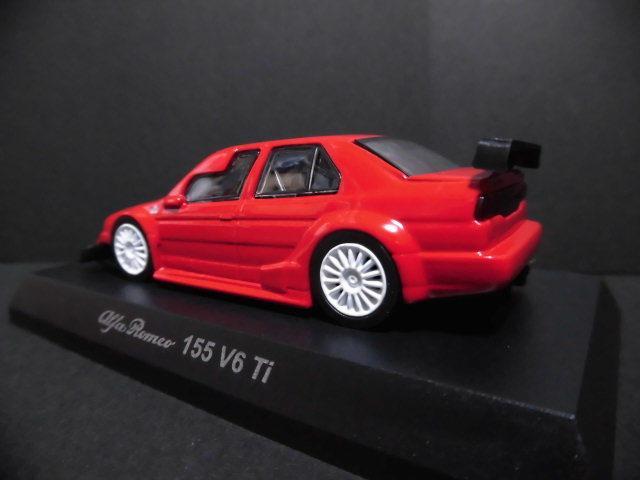 2台 赤白1/64 京商 アルファロメオ155 DTM Alfa Romeo