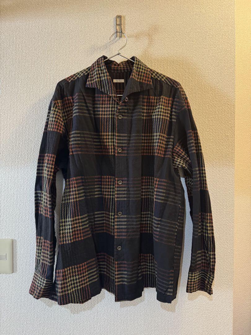 sowbow 筑後織シャツ size3 ブラック