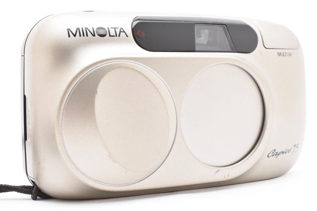 【完動品•美品】MINOLTA コンパクトフィルムカメラ Capios 75 MINOLTA Capios 75 フィルムカメラ | kaerucameraOnlineshop