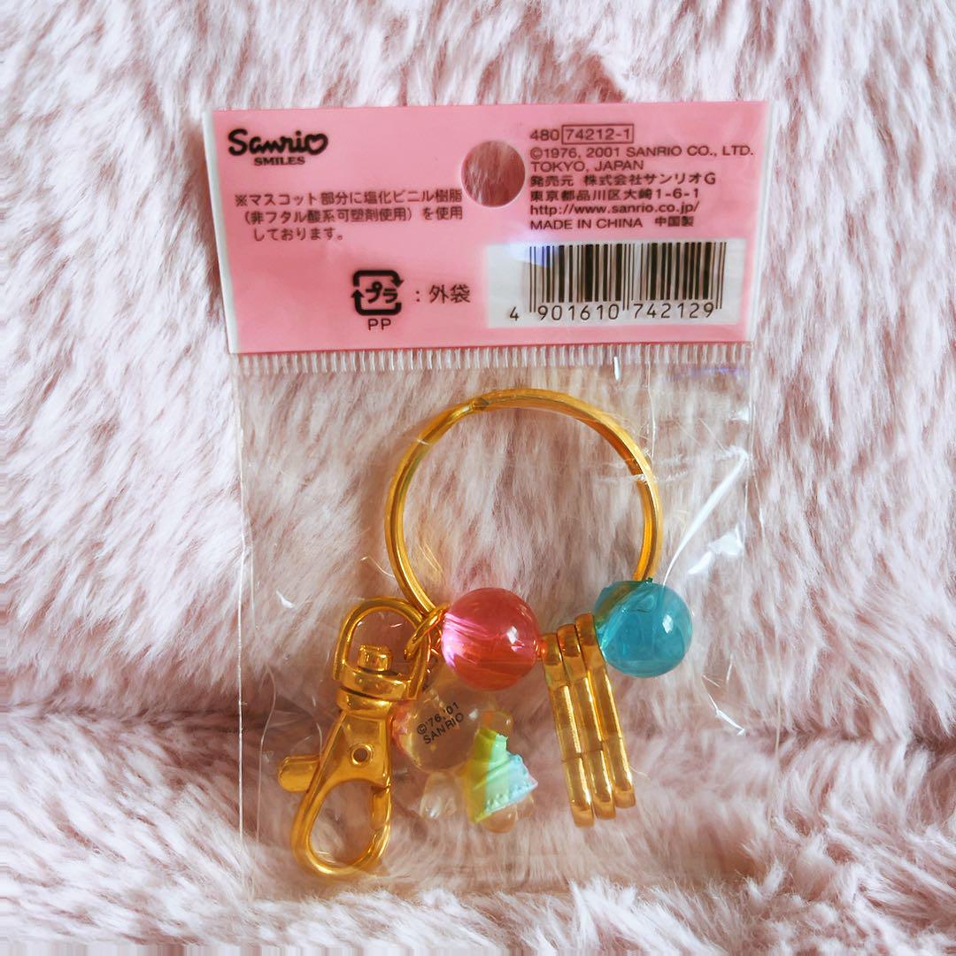 希少レア ハローキティ エンジェル クリア キーホルダー 2001