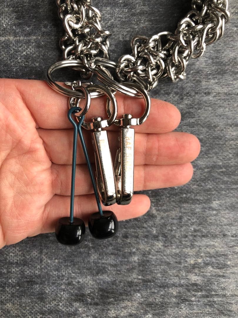 ラフシモンズ Raf Simons ウォレットチェーン チェリー ラフシモンズ Raf Simons ウォレットチェーン チェリー