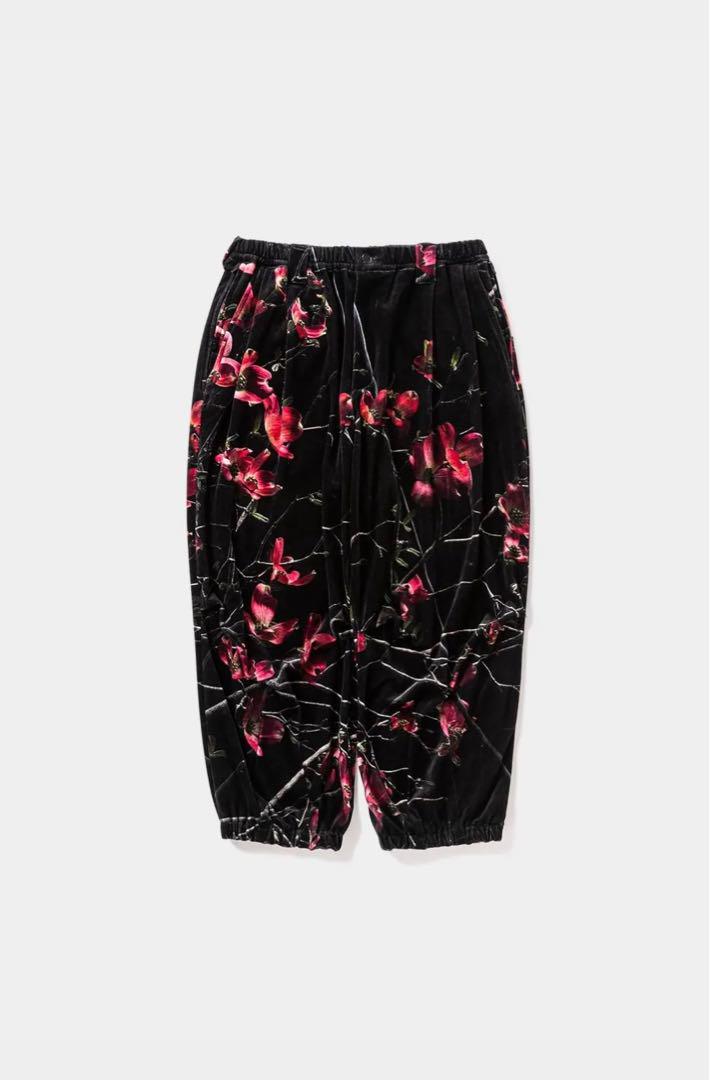 TIGHTBOOTH DOGWOOD VELOUR BALLOON PANTS