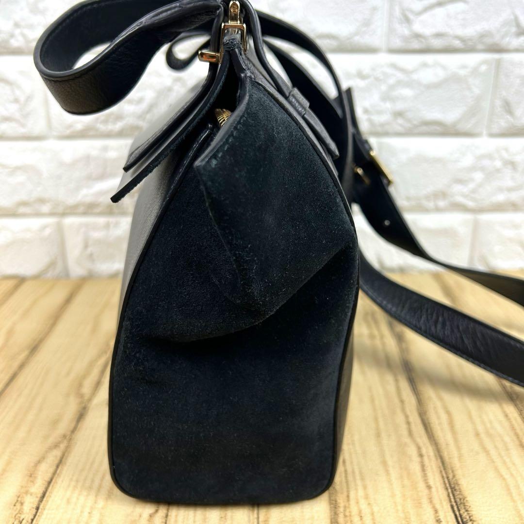 ✨美品✨フルラ ショルダーバック レザー ドルチェヴィータ ブラック