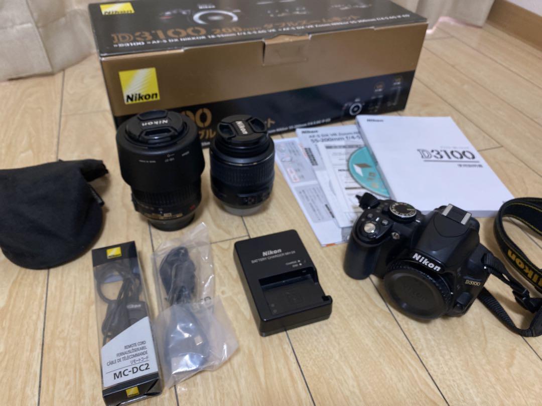 Nikon D3100 デジタル一眼レフ ダブルズームレンズキット【ジャンク品】 14,000円