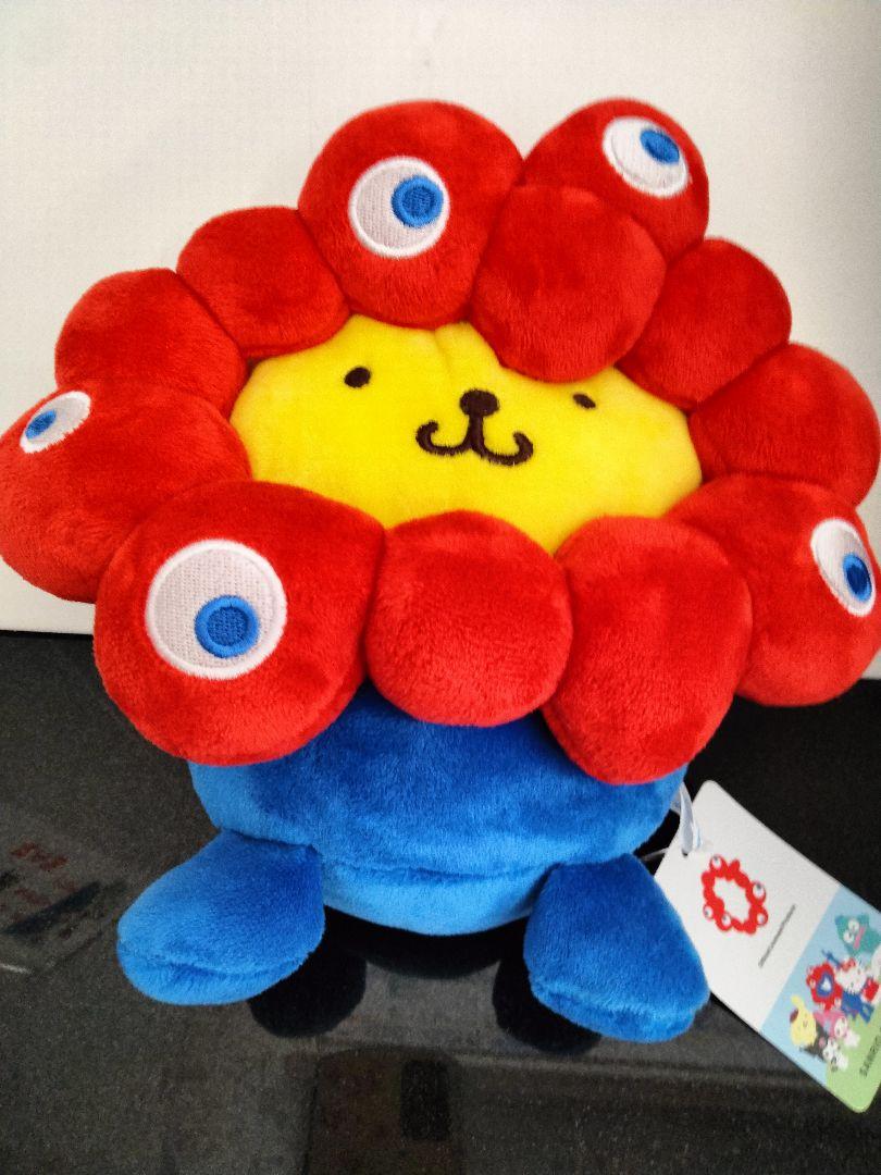 万博　サンリオキャラクターズ　ミャクミャクなりきりぬいぐるみM ポムポムプリン