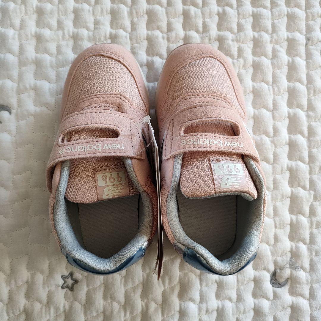 【New Balance】IZ996JJ3 キッズスニーカー 16cmピンク新品