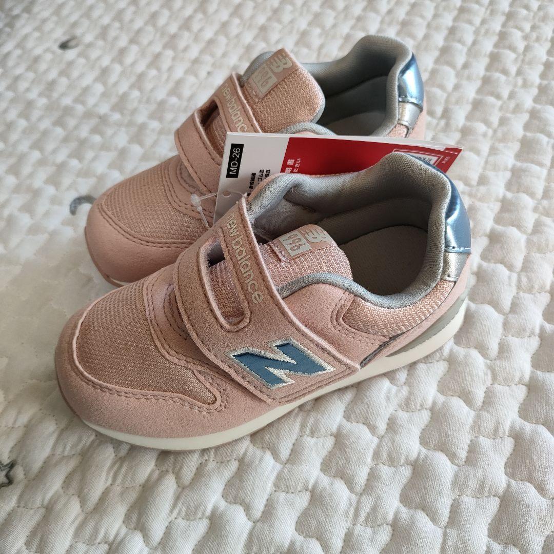 【New Balance】IZ996JJ3 キッズスニーカー 16cmピンク新品