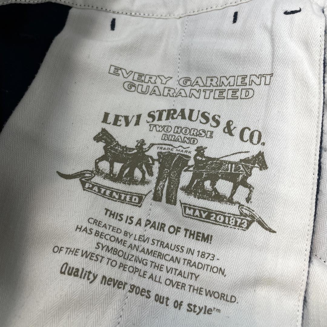 もしくは⊦ Levi's ワーク ネイビー F58 DARaP-m27661942710 コットンチノ パンツ デニム もしくは