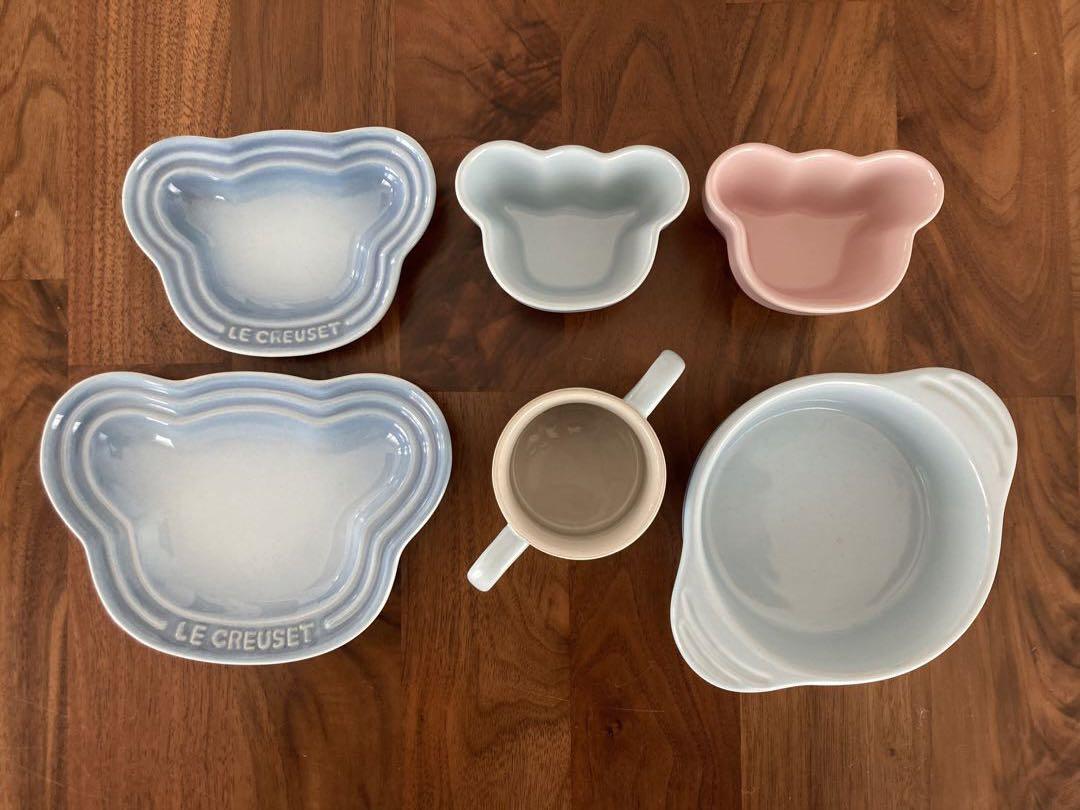 ル・クルーゼベビー用食器セットくまベアーペア
