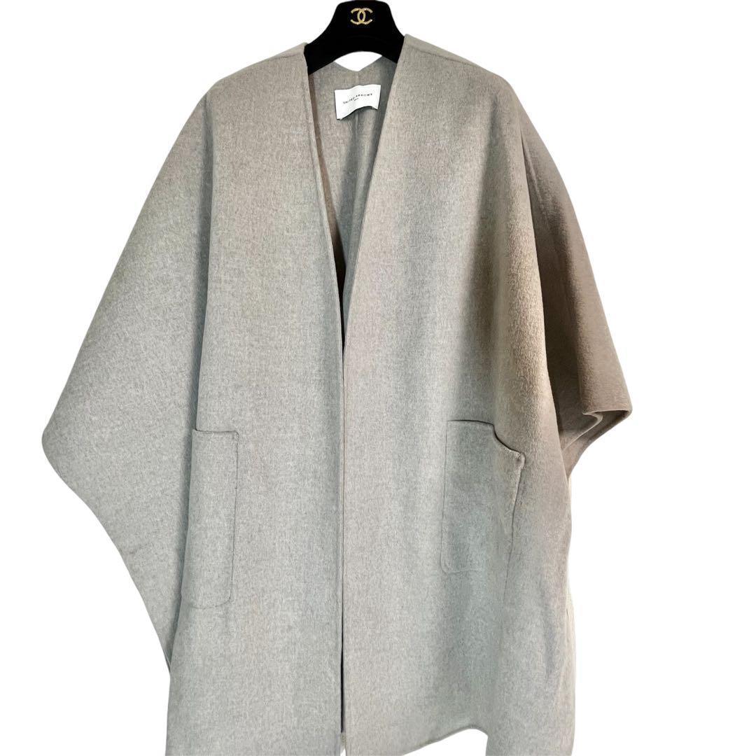 数量は多い  IENA✨極美品 カシミヤポンチョコート フード ベージュ ゆったり ジャケット・アウター