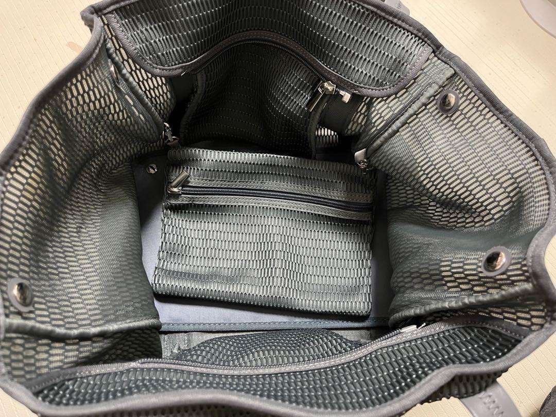 【美品】qbag paris ネストM アッシュグレー