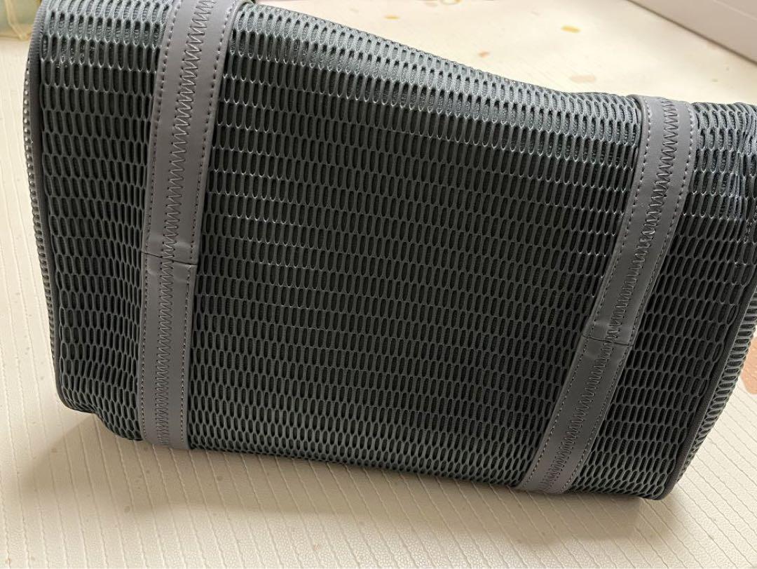 【美品】qbag paris ネストM アッシュグレー