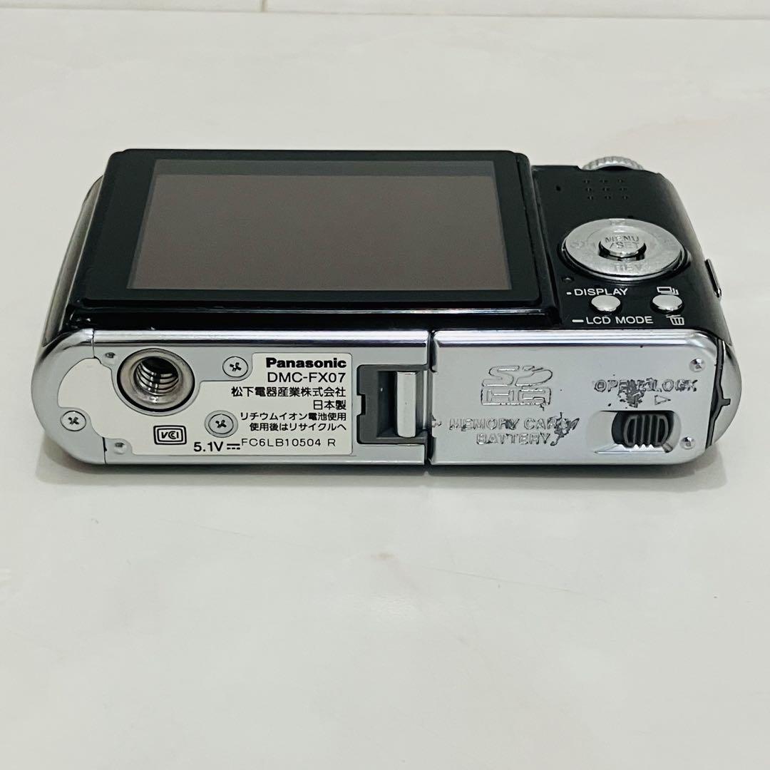 実写美 【動作確認済】Panasonic LUMIX DMC-FX07 ブラック
