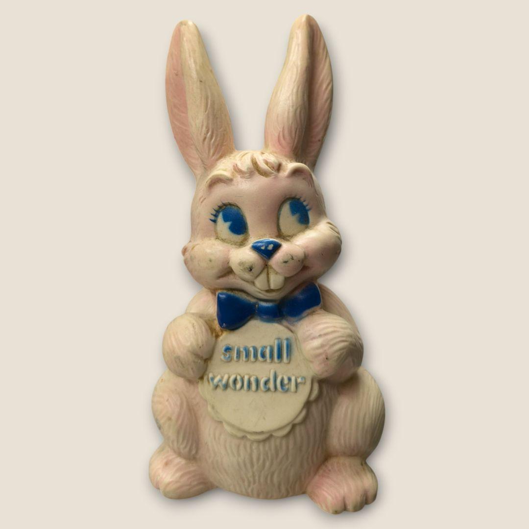 ヴィンテージ　ラバーフェイス ドール　うさぎ ピンクのウサギ ヴィンテージ ラバードール Small Wonder - メルカリ