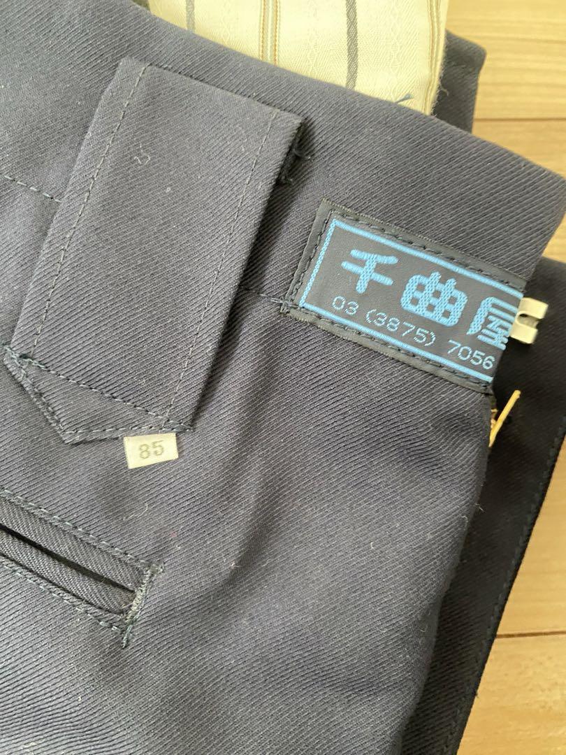 千曲屋　作業着　鳶服　上下セット3L 紺色