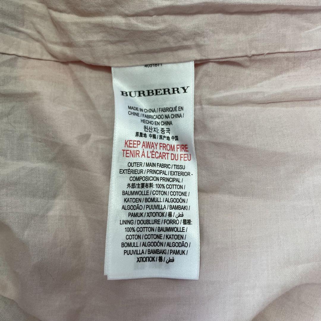 BURBERRY ワンピース ノバチェック メガチェック ピンク系 6Y