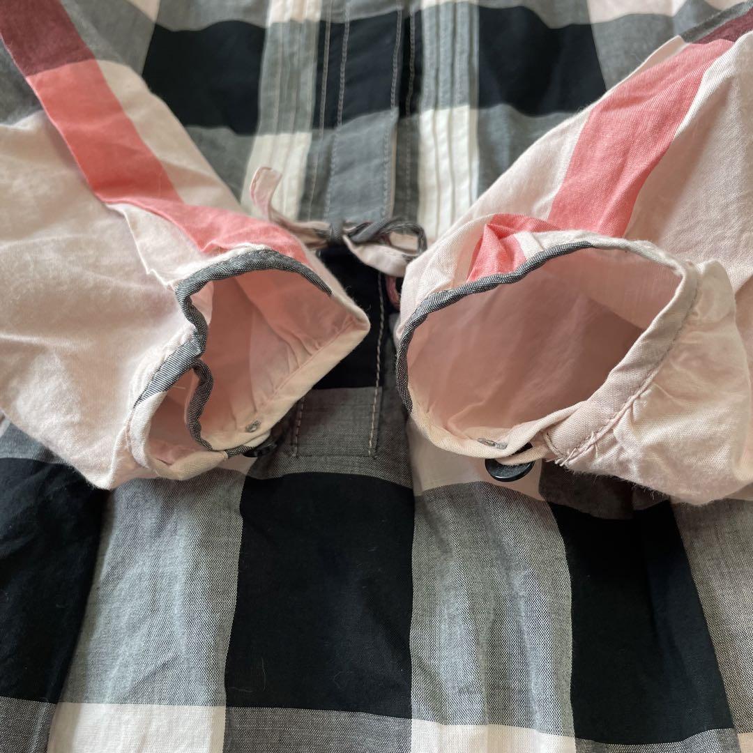 BURBERRY ワンピース ノバチェック メガチェック ピンク系 6Y