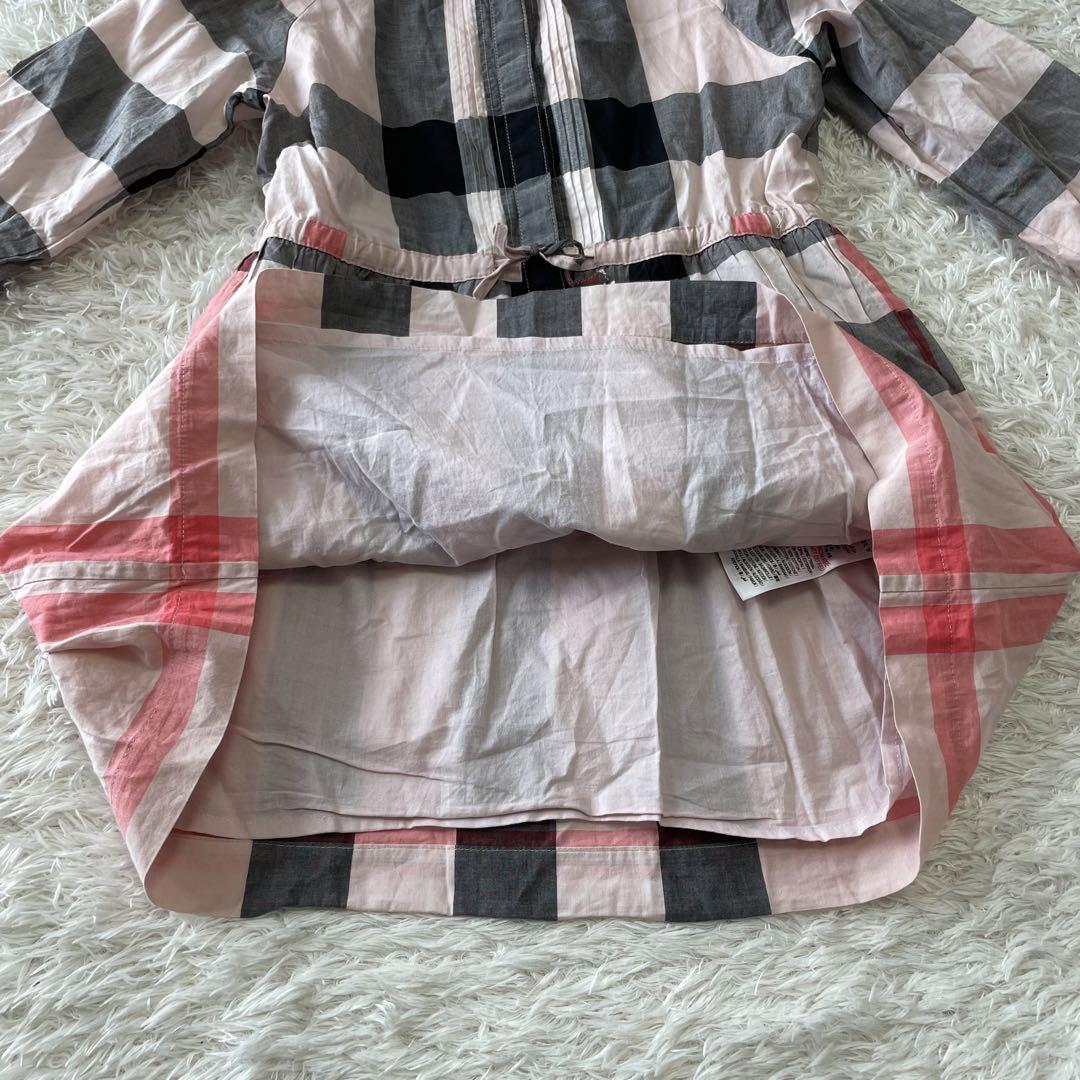 BURBERRY ワンピース ノバチェック メガチェック ピンク系 6Y