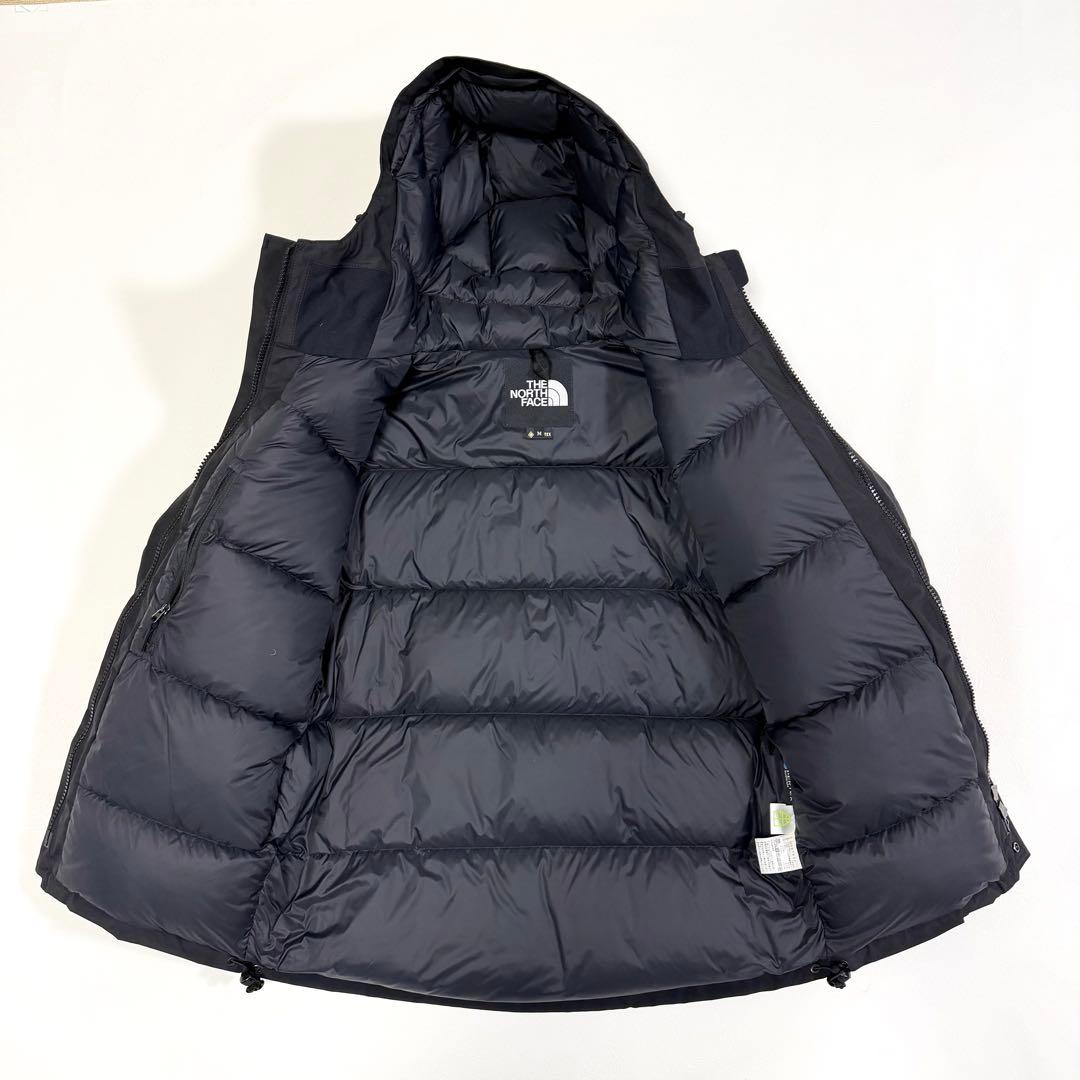 ザノースフェイス マウンテンダウンジャケット ゴアテックス フード ブラック M ザノースフェイス マウンテンダウンジャケット ゴアテックス フード ブラック M