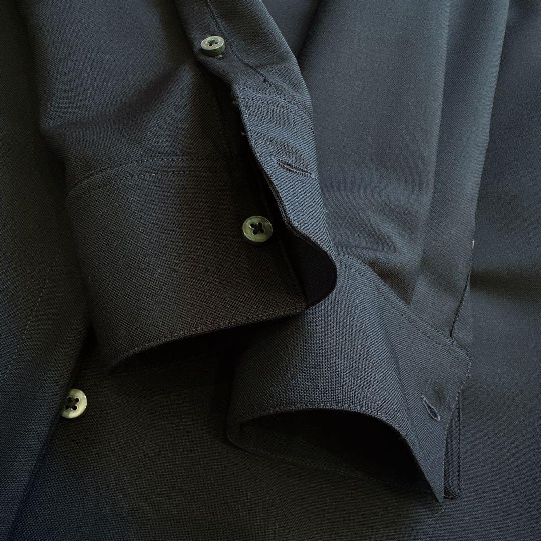 JIL SANDER  ジルサンダー　ウール　ロング  シャツ