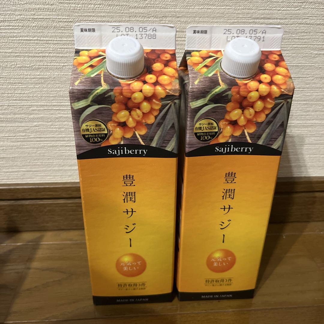 豊潤サジー 100%ジュース1000ml 2本セット