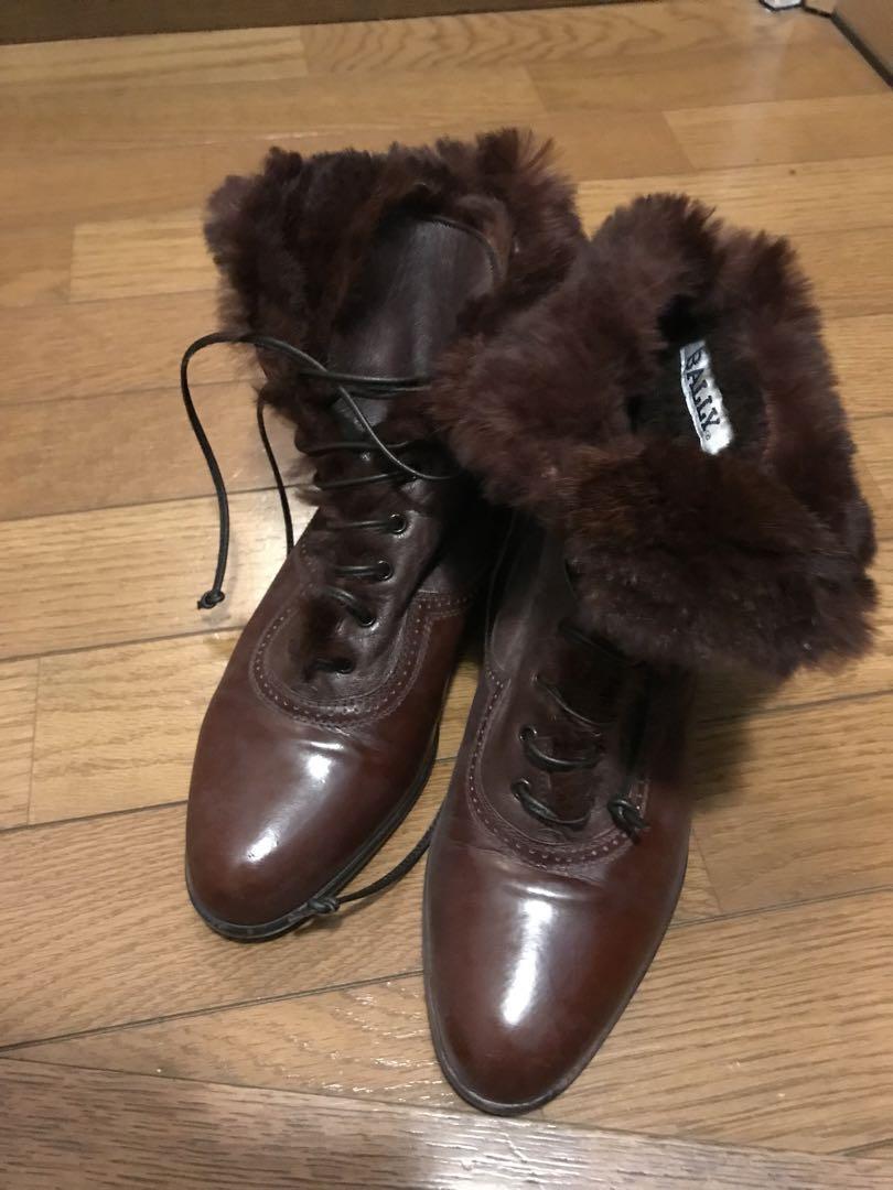 Bally バリームートンブーツ　サイズ38.5