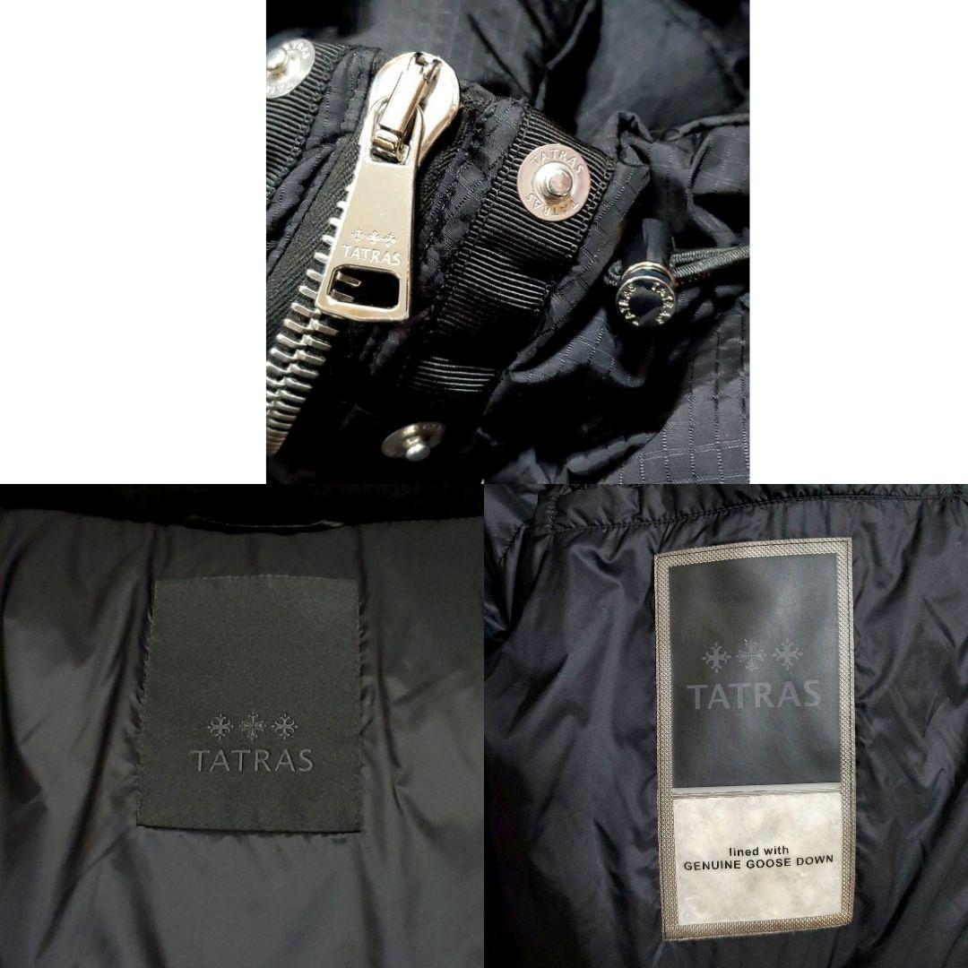 美品 2XL タトラス 21aw グラミ ダウン ジャケット 黒 フード 05