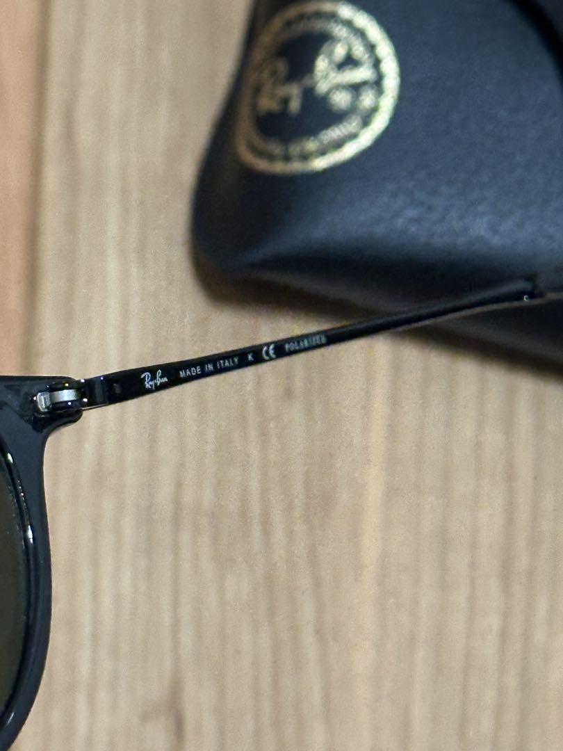 Ray-Ban ラウンド型サングラス ブラック