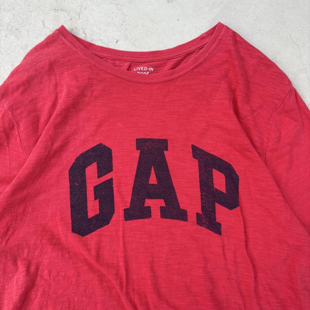 OLD GAP FADED RED TEE Y2K - メルカリ