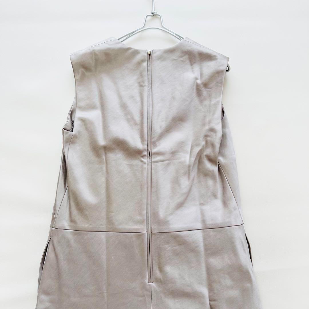 タグ付✨ドゥロワー サテンVネックロングワンピース ノースリーブ タグ付✨ドゥロワー サテンVネックロングワンピース ノースリーブ