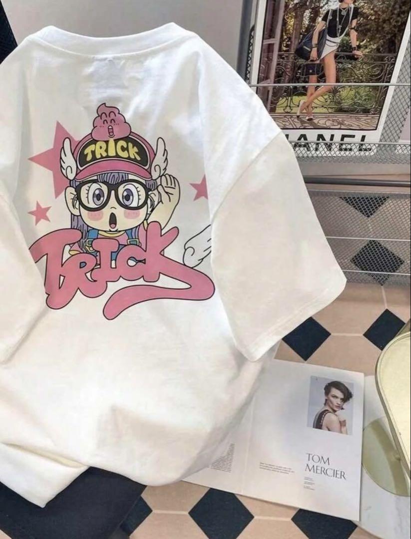 完売品！大人気！可愛い！アラレちゃんTシャツ！デカプリントT！y2k