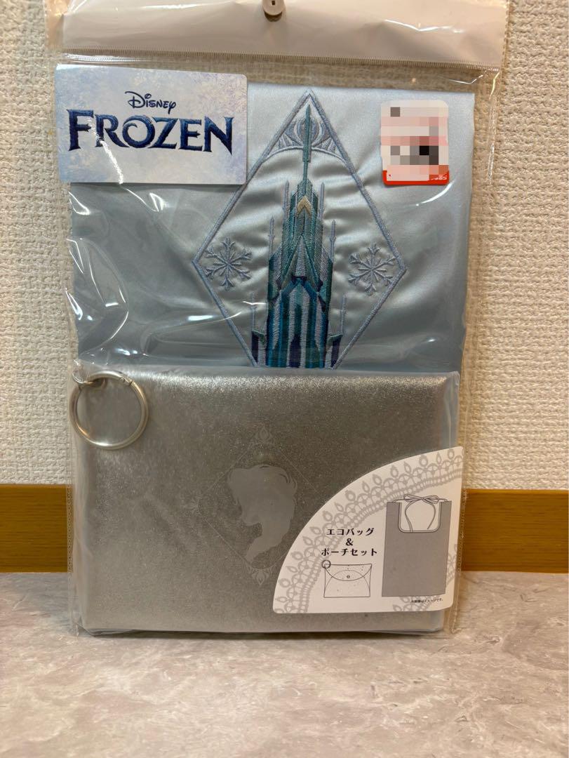 新品 しまむら ちはる アナ雪 エルサ エコバッグ ポーチ