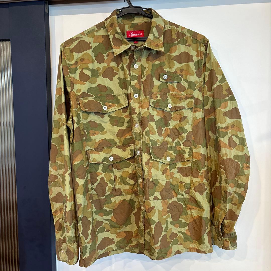 Supreme vintage カモフラージュ シャツ M