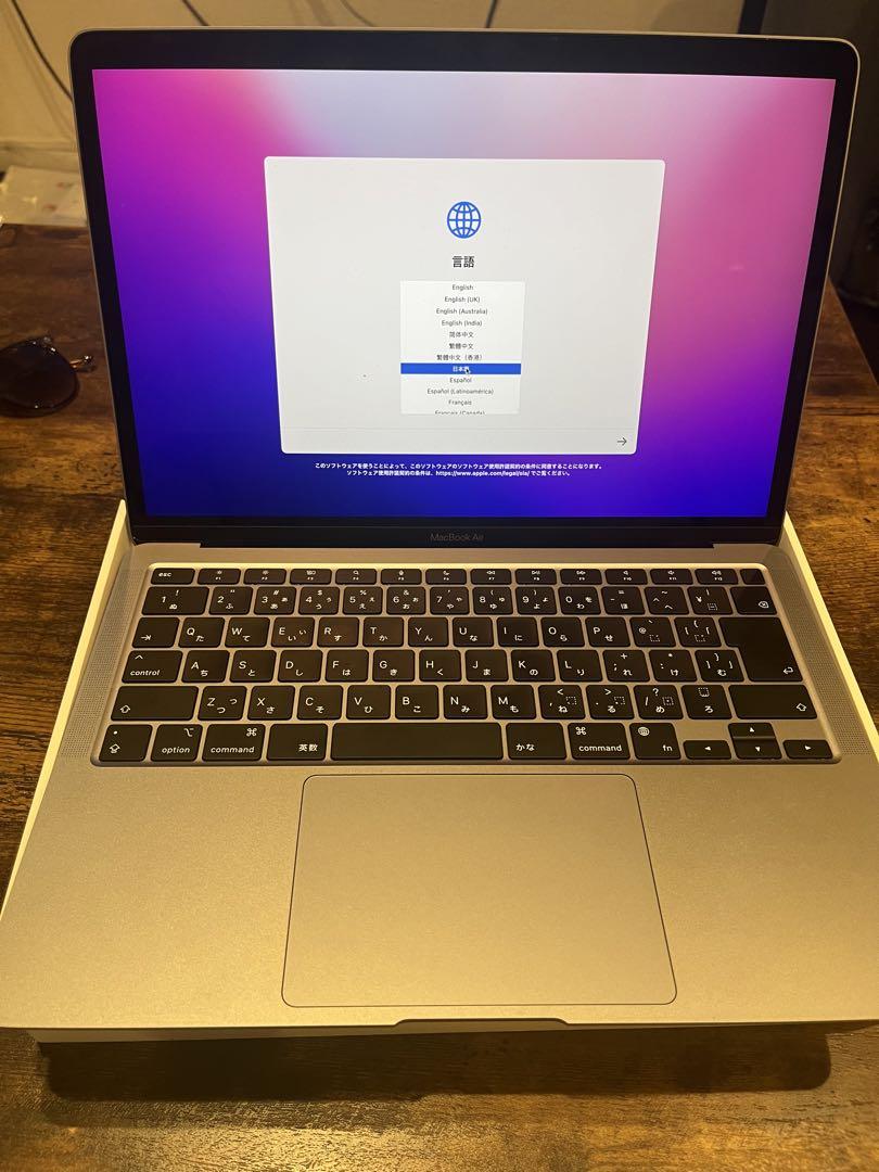 MacBookair M1 13インチ　8GBメモリ　256GBSSD