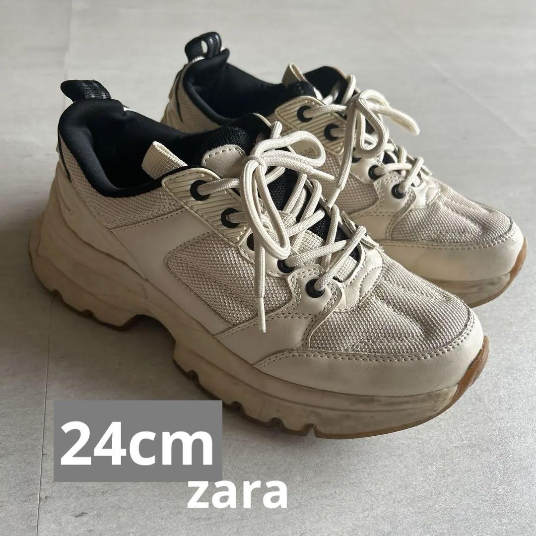 ZARA チャンキーソール スニーカー プリムソール - メルカリ