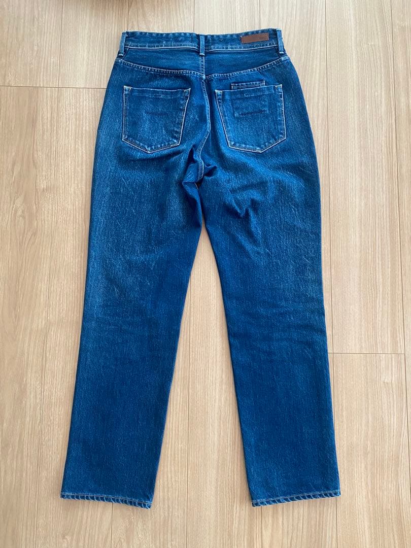 YANUK ハイウェストストダークブルー ストレートデニム YANUK ハイウェストストダークブルー ストレートデニム