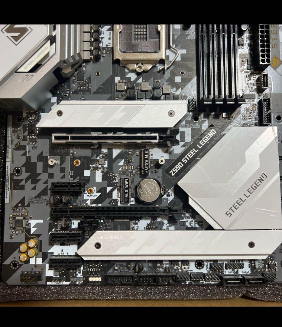 Z590 steel legend ASRock マザーボード 動作確認済み