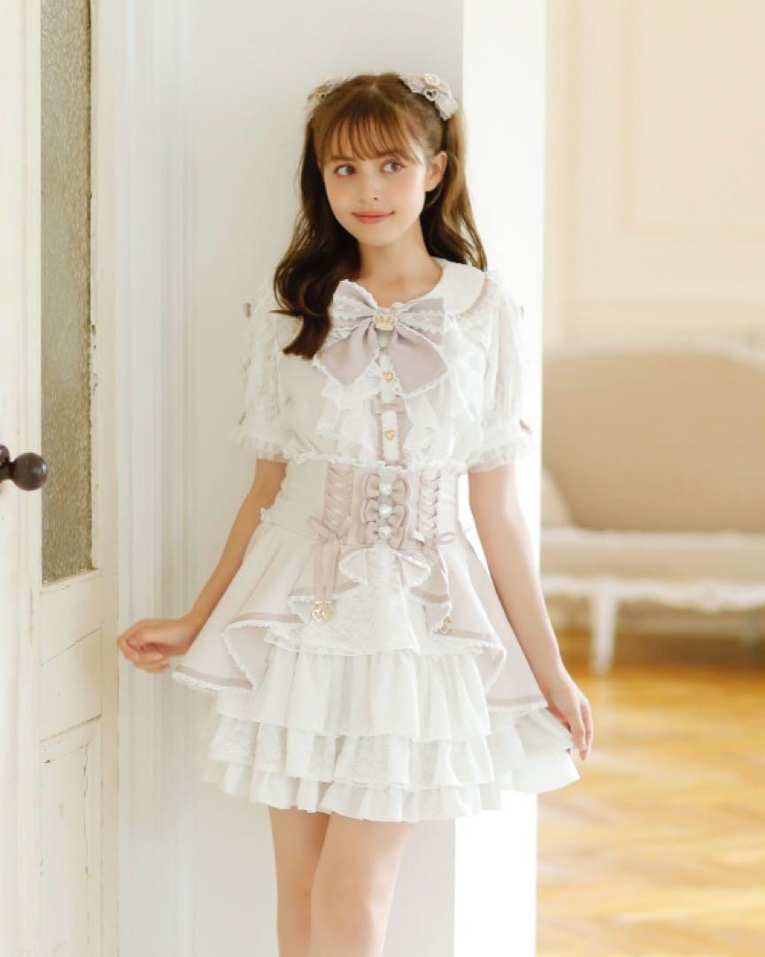 リズリサ フロントカシュクールスカート