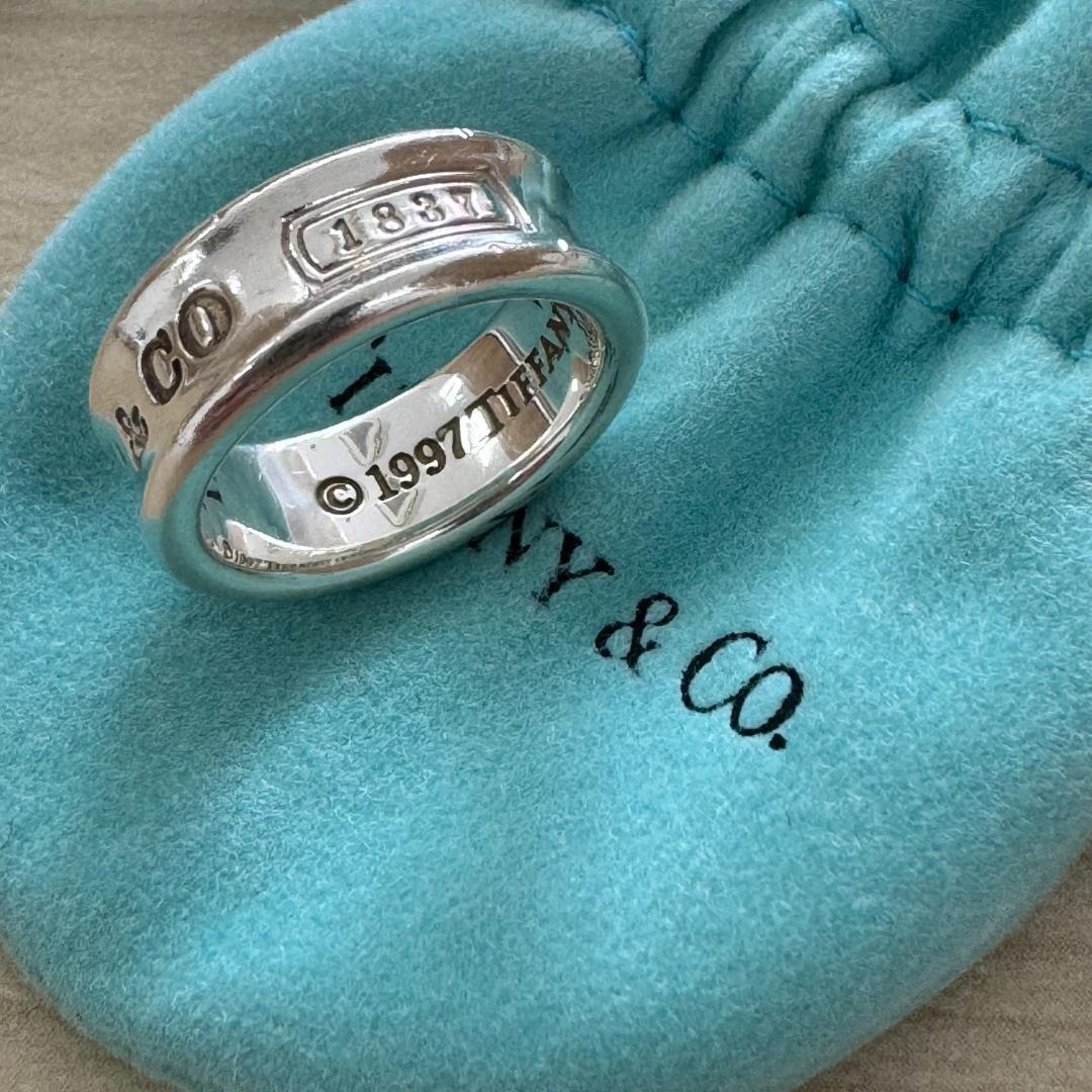 Tiffany&Co ティファニー ナロー リング1837 1997 8号 8号】 TIFFANY ナロー リング 1837 ティファニー 925 - メルカリ