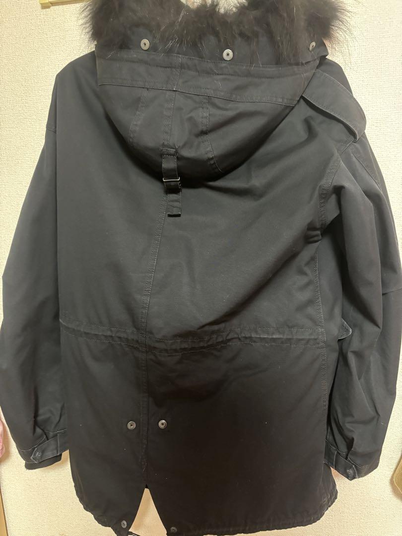 LADMUSICIAN モッズコート 黒色 サイズ44