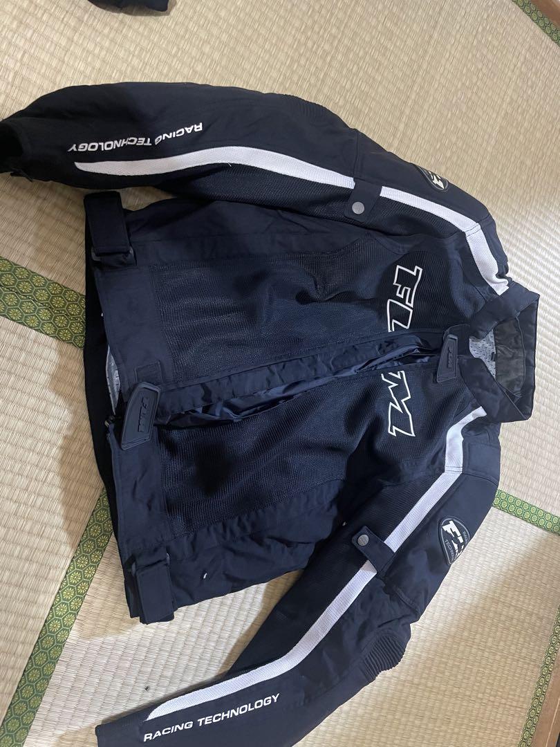 TFM レーシングジャケット ブラック ライダースジャケット