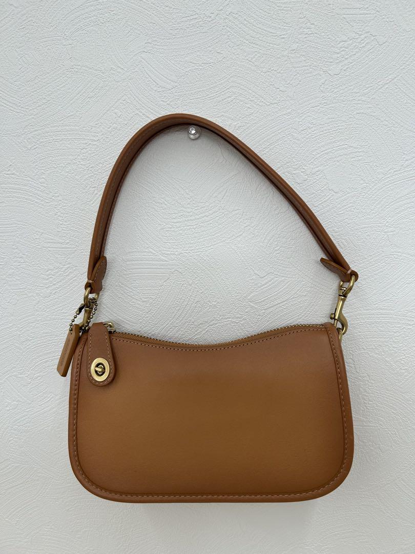 【美品】COACH スウィンガー20 ハンドバッグ キャメル